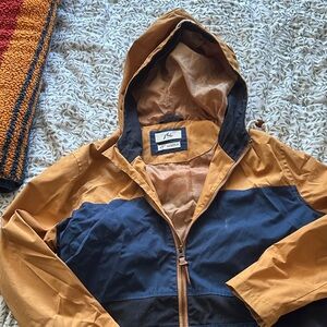 Rusty Men's Blue and Tan Windbreaker